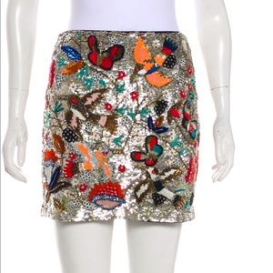 Alice + Olivia embellished mini skirt